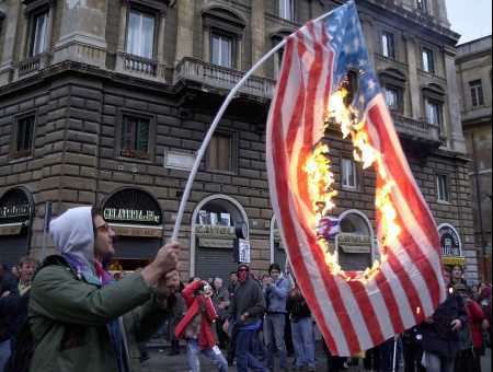nov10protestflagburnrome