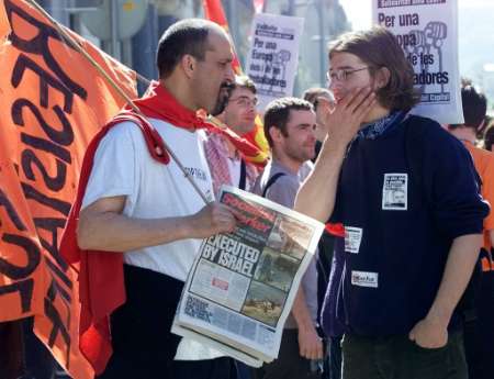 mar14EUsummitprotestisrael