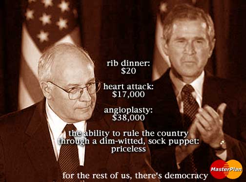 cheneyrulepuppetpriceless