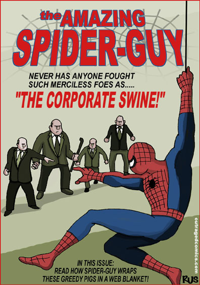 spidermanfightsswine