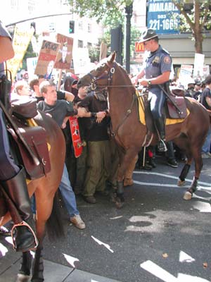 portlandhorsebackriotpolice