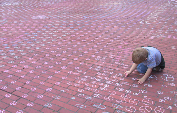 SFembarcaderopeacechalk
