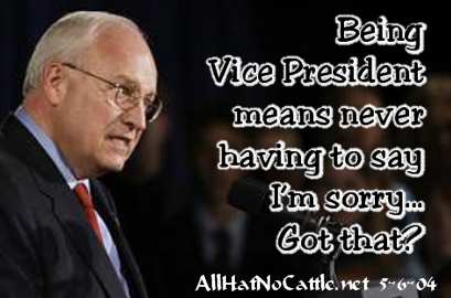 nosorrycheney