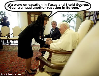 bushRomeVacation